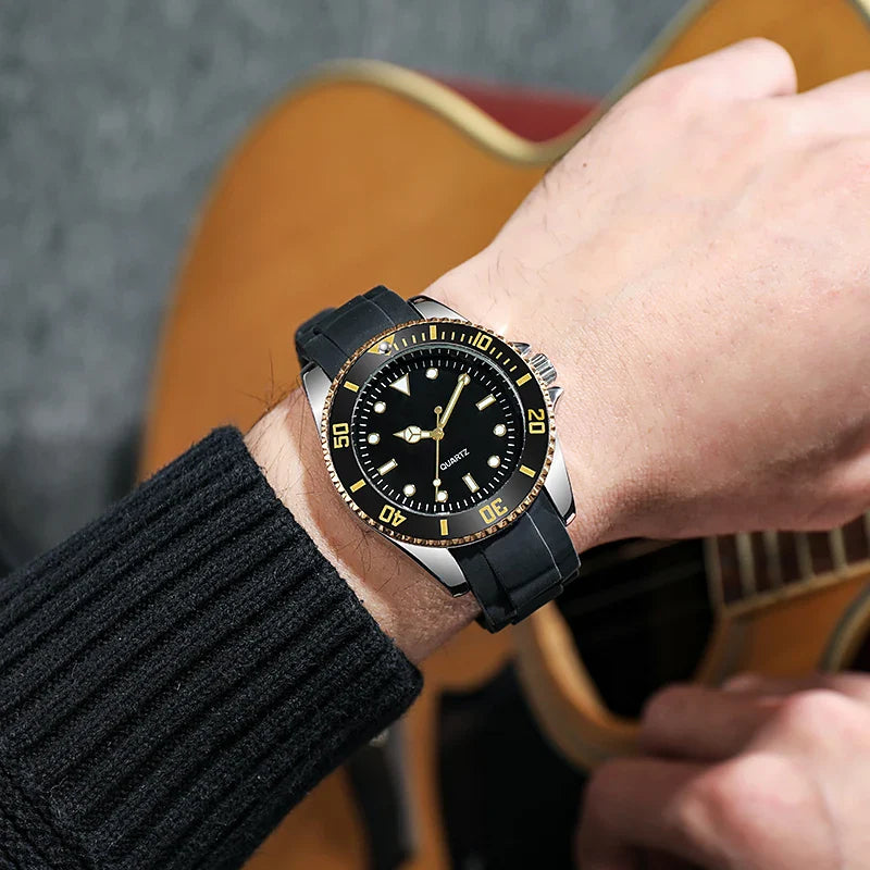 MALATRONI® Elegant Black Men's Watch