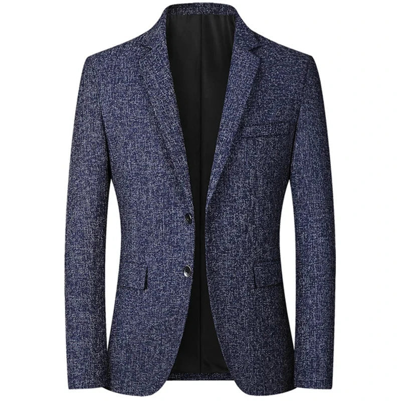 HENRIQUE® Slim Fit Casual Blazer – Men's Fashionable Business Suit Jacket
