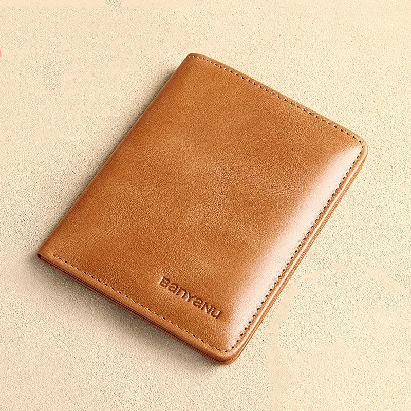 VALEN® RFID Genuine Leather Slim Wallet for Men