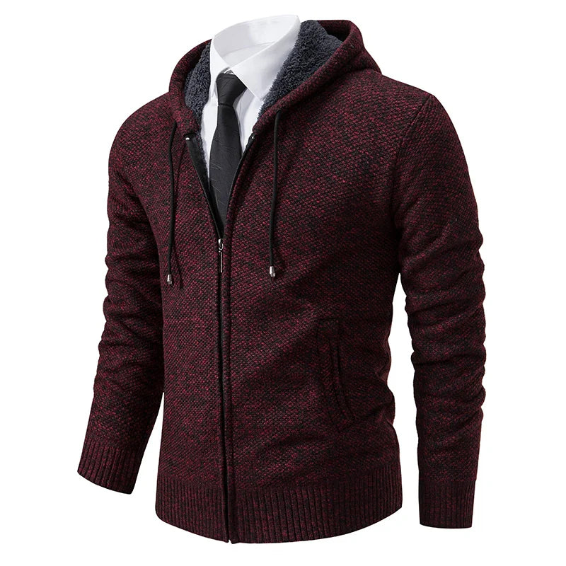 SERGEI® Sweater Grab Fleece Warm Zipper Cardigan