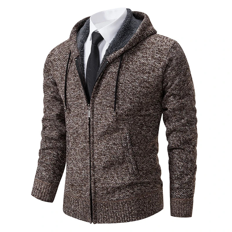 SERGEI® Sweater Grab Fleece Warm Zipper Cardigan