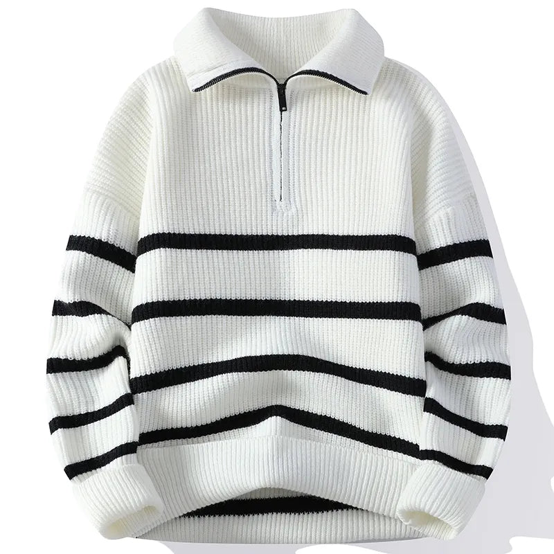 PORTO FINO®  Men's Striped Sweater