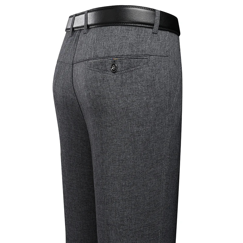 CARLYTON® Men's Business Casual Dress Pants - Summer & Autumn Straight Fit