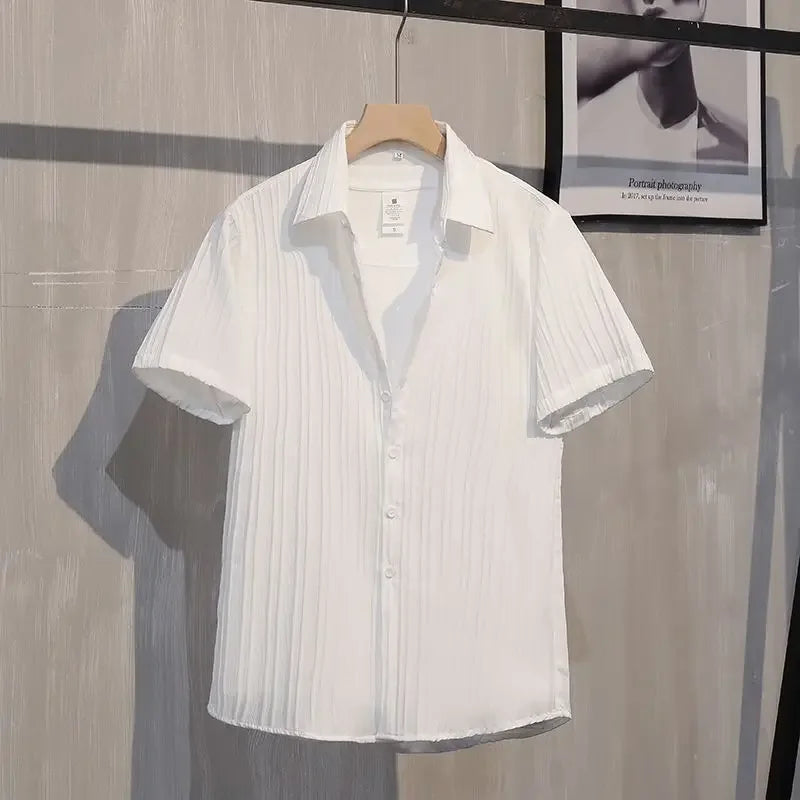 SALVANINI® Turn Down Collar Summer Shirt