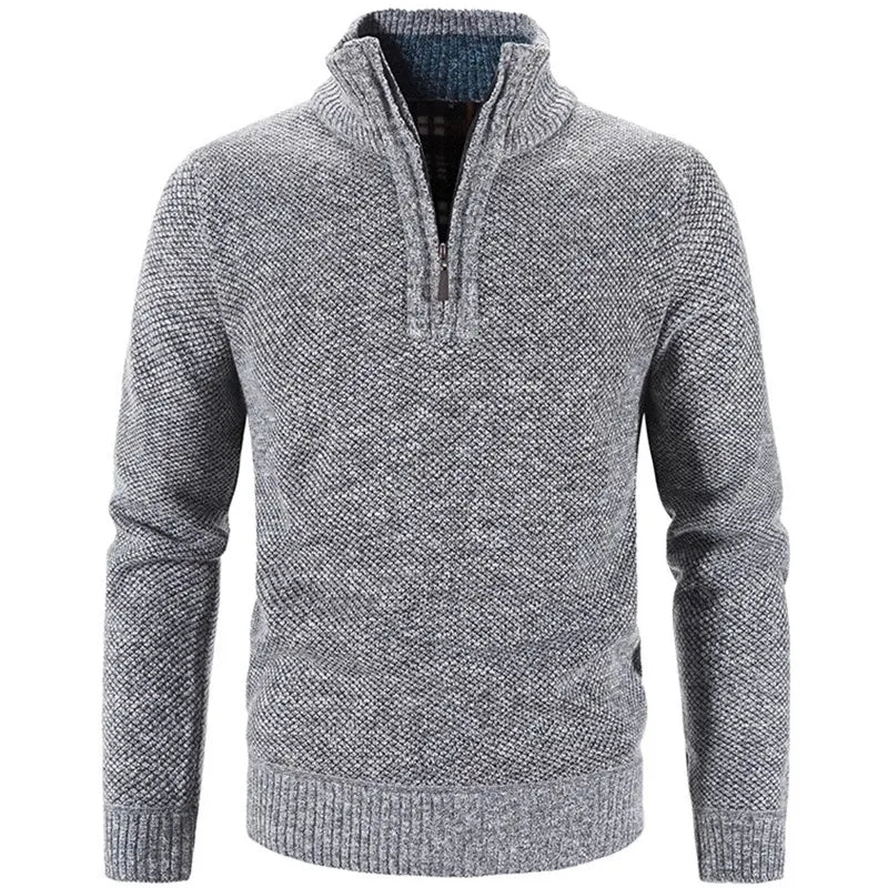 ROMEU® Men's Half Zipper Sweater