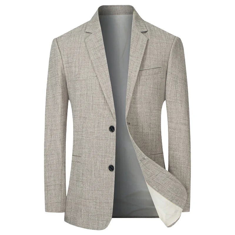 BRANDFORD® Men's 2024 Slim Suit Jacket – Lightweight Business Casual Blazer for Spring & Autumn