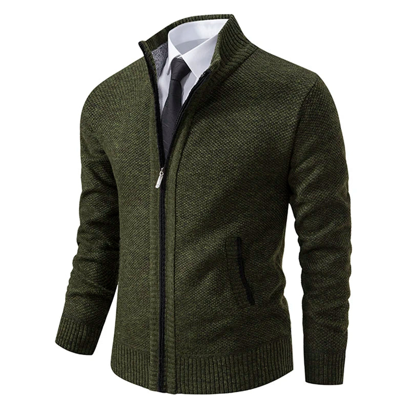 SERGEI® Sweater Grab Fleece Warm Zipper Cardigan