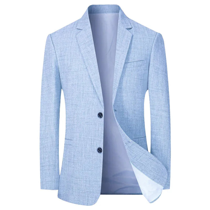 BRANDFORD® Men's 2024 Slim Suit Jacket – Lightweight Business Casual Blazer for Spring & Autumn
