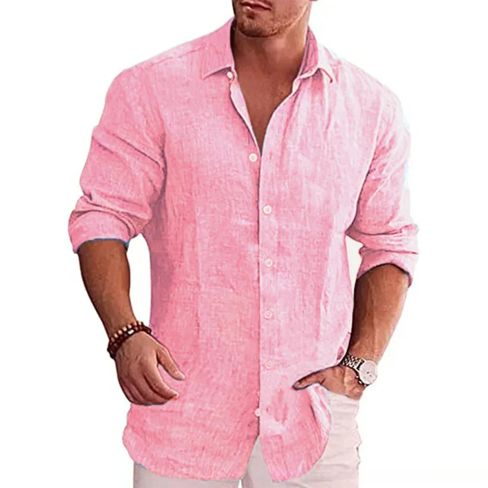 ESPARANO® Summer Linen Shirt