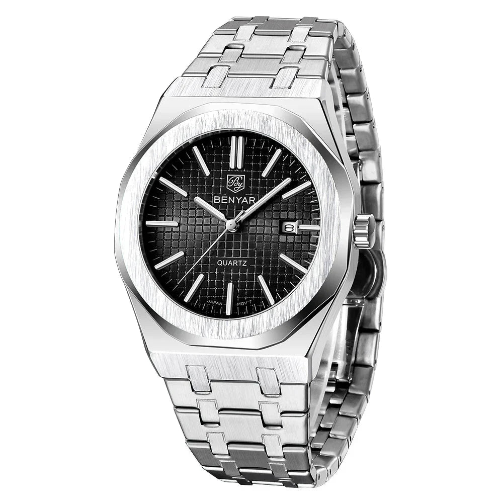VORTEX® Urban Quartz Chronograph BY5156 – Men's Multifunctional Luminous Watch