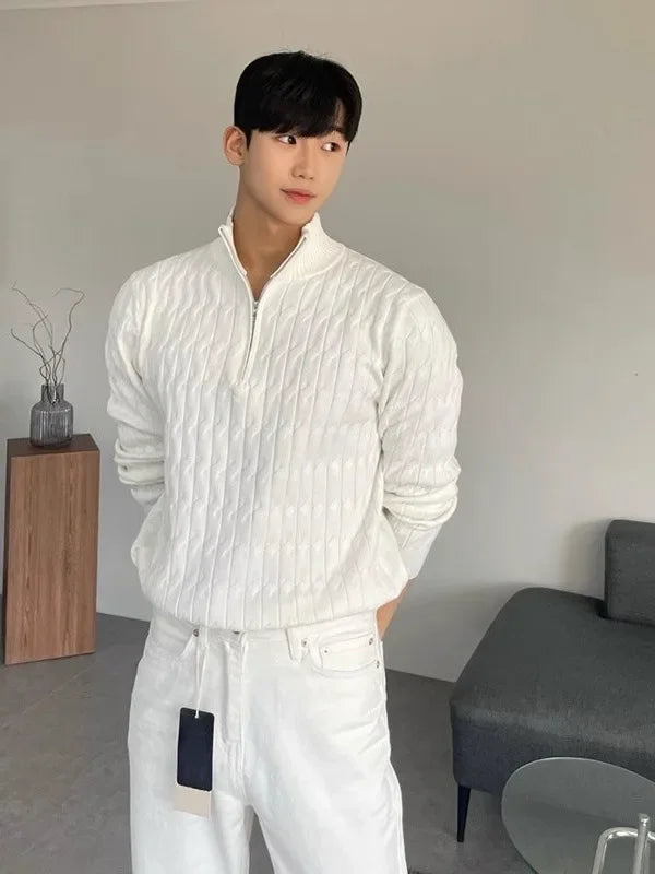ROMA® Half-Zip Sweater – Modern Knit Collection