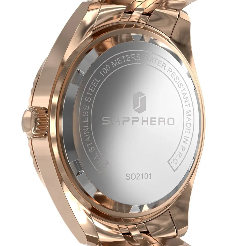JACQUES LORET® Minimalist Quartz Dress Watch