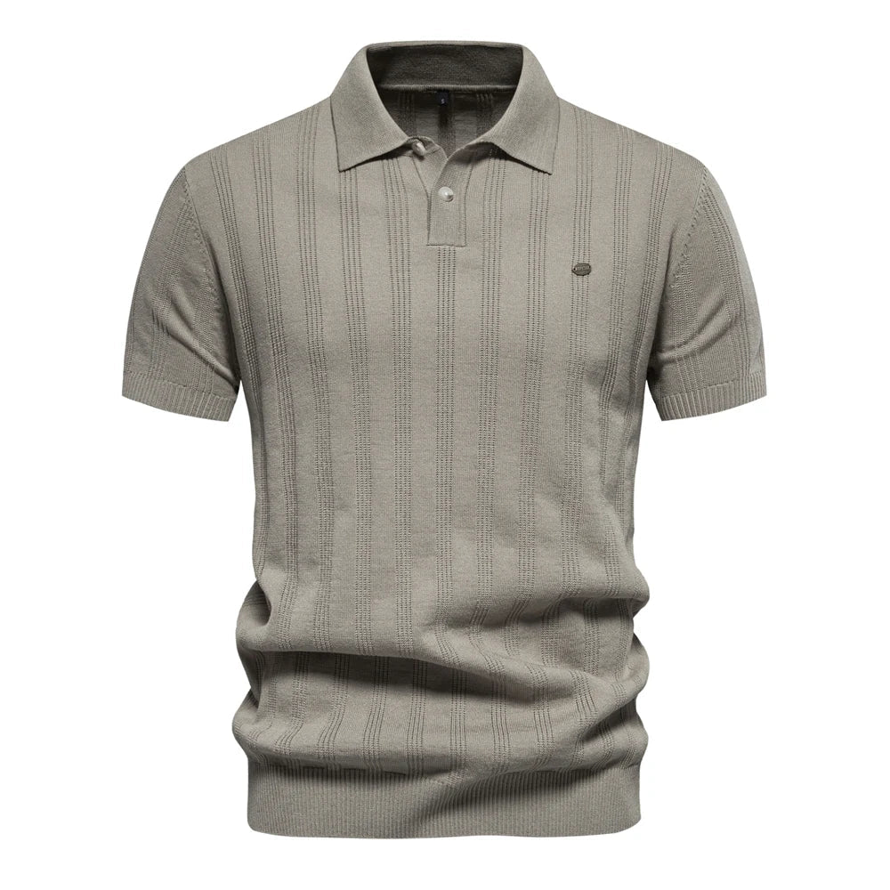 GUSTAV® Textured Polo Shirt