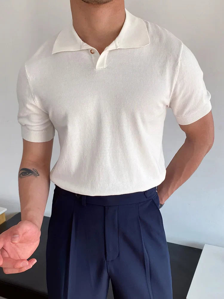 LIVORNO® Casual Men Polo Shirt