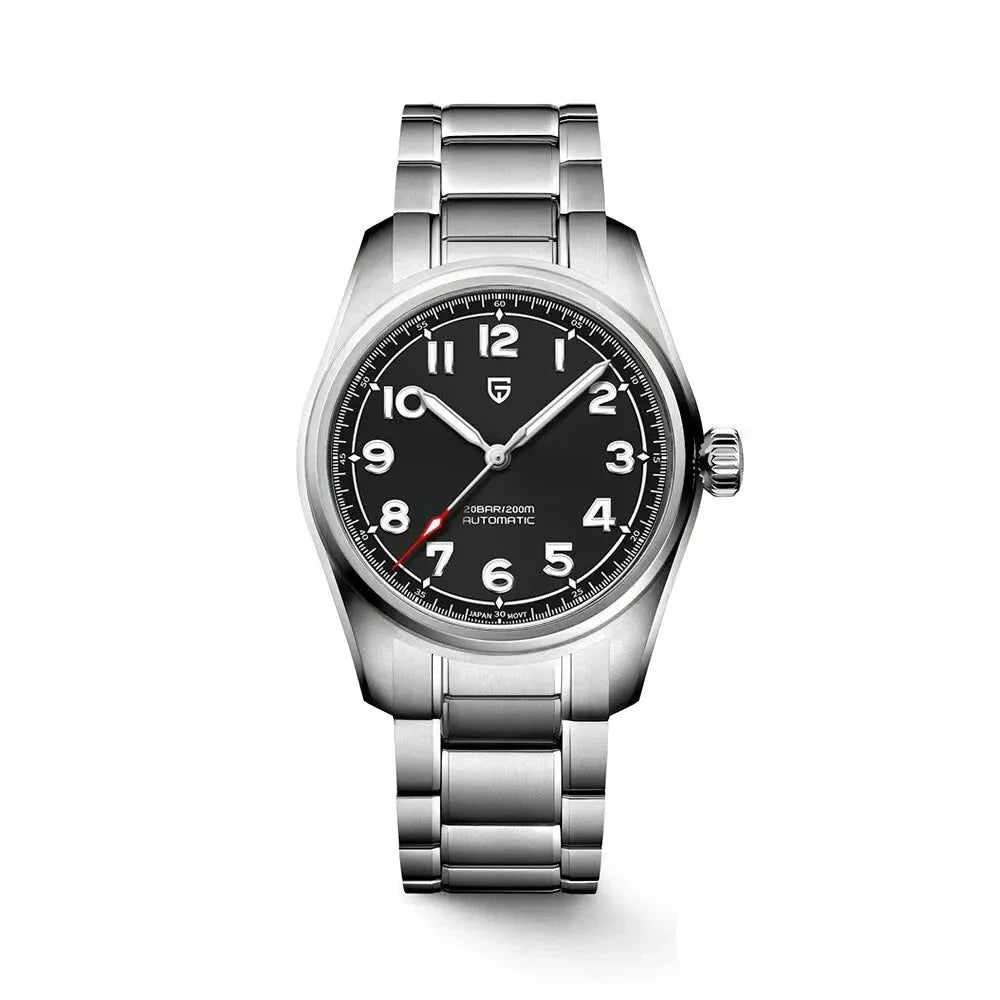 STELVON® 2024 New 38MM Men's Pilot Automatic Mechanical Watch NH35A YN55A Sapphire Waterproof 200m