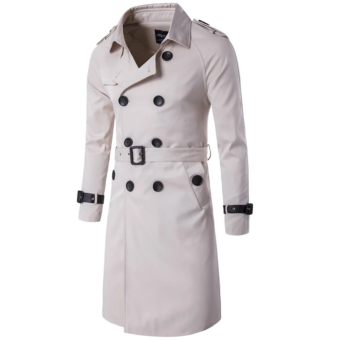 PANNOS®  Long Trench Coat with Belt