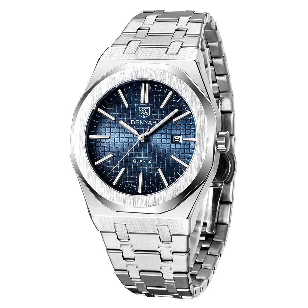 VORTEX® Urban Quartz Chronograph BY5156 – Men's Multifunctional Luminous Watch