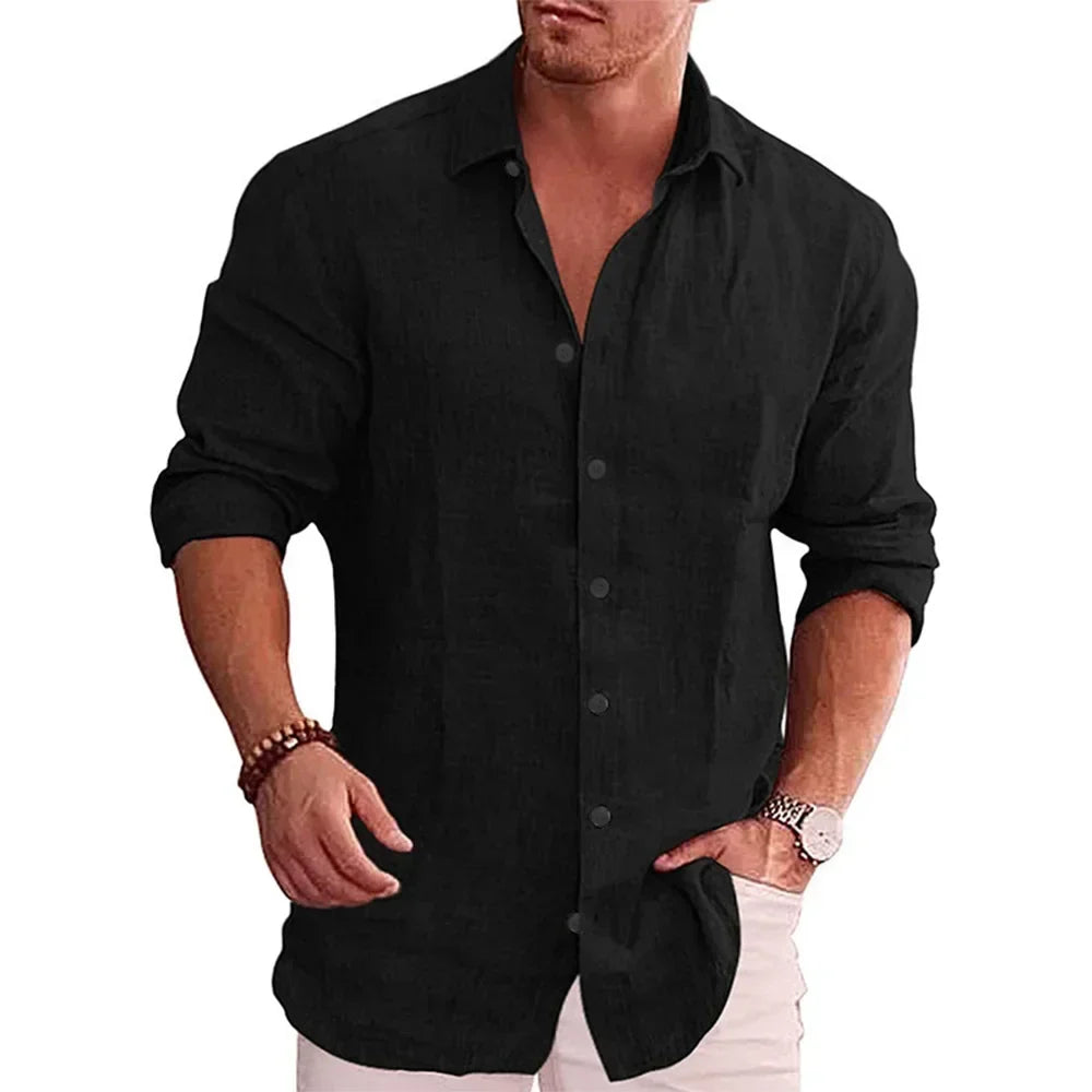 ESPARANO® Summer Linen Shirt