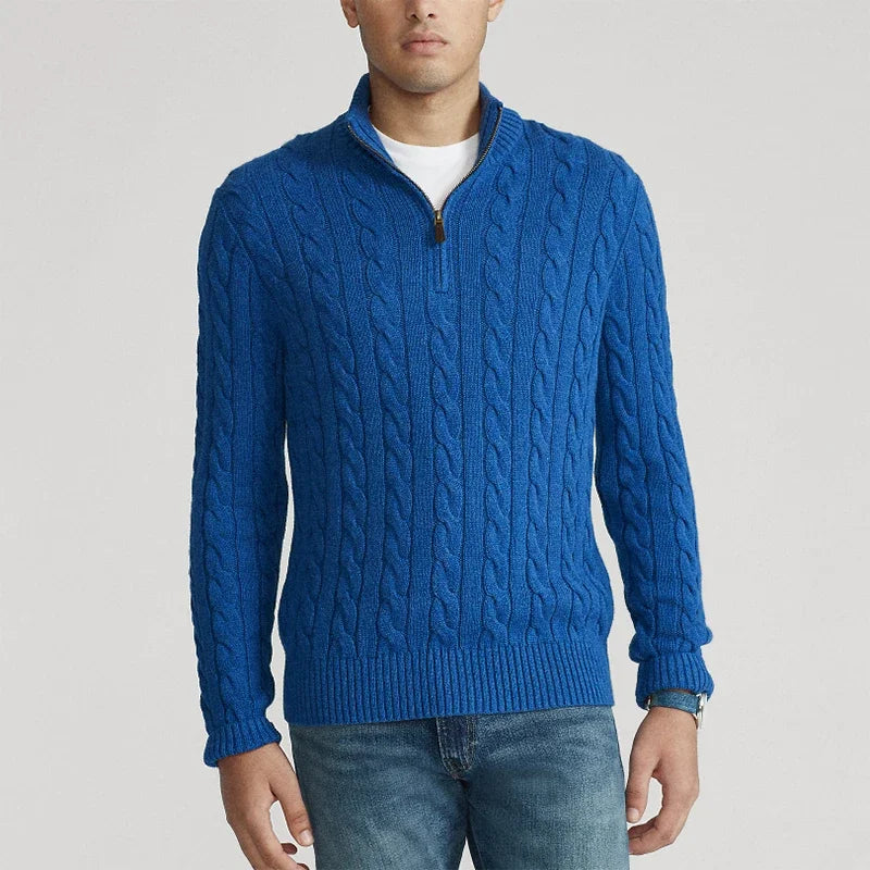 LUCERNE® Sweater – 100% Cotton Knitted Elegance