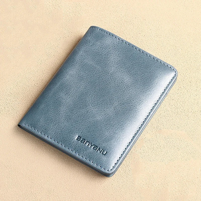VALEN® RFID Genuine Leather Slim Wallet for Men