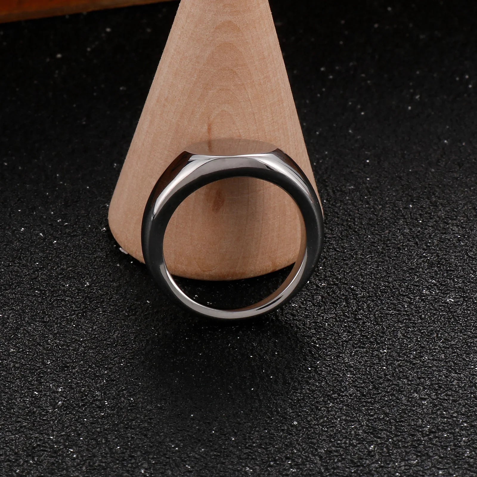REI® Stainless Steel Signet Ring
