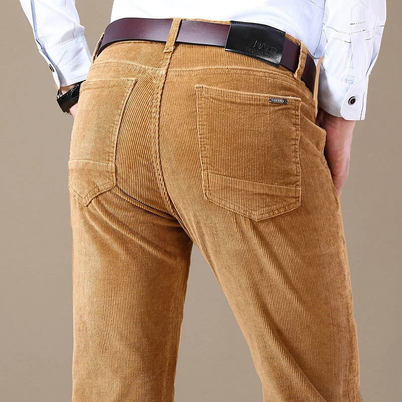 ROTHERHAM® Corduroy Stretch Trousers for Men