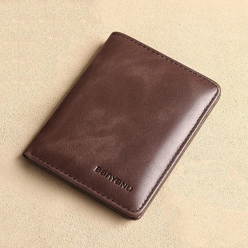 VALEN® RFID Genuine Leather Slim Wallet for Men
