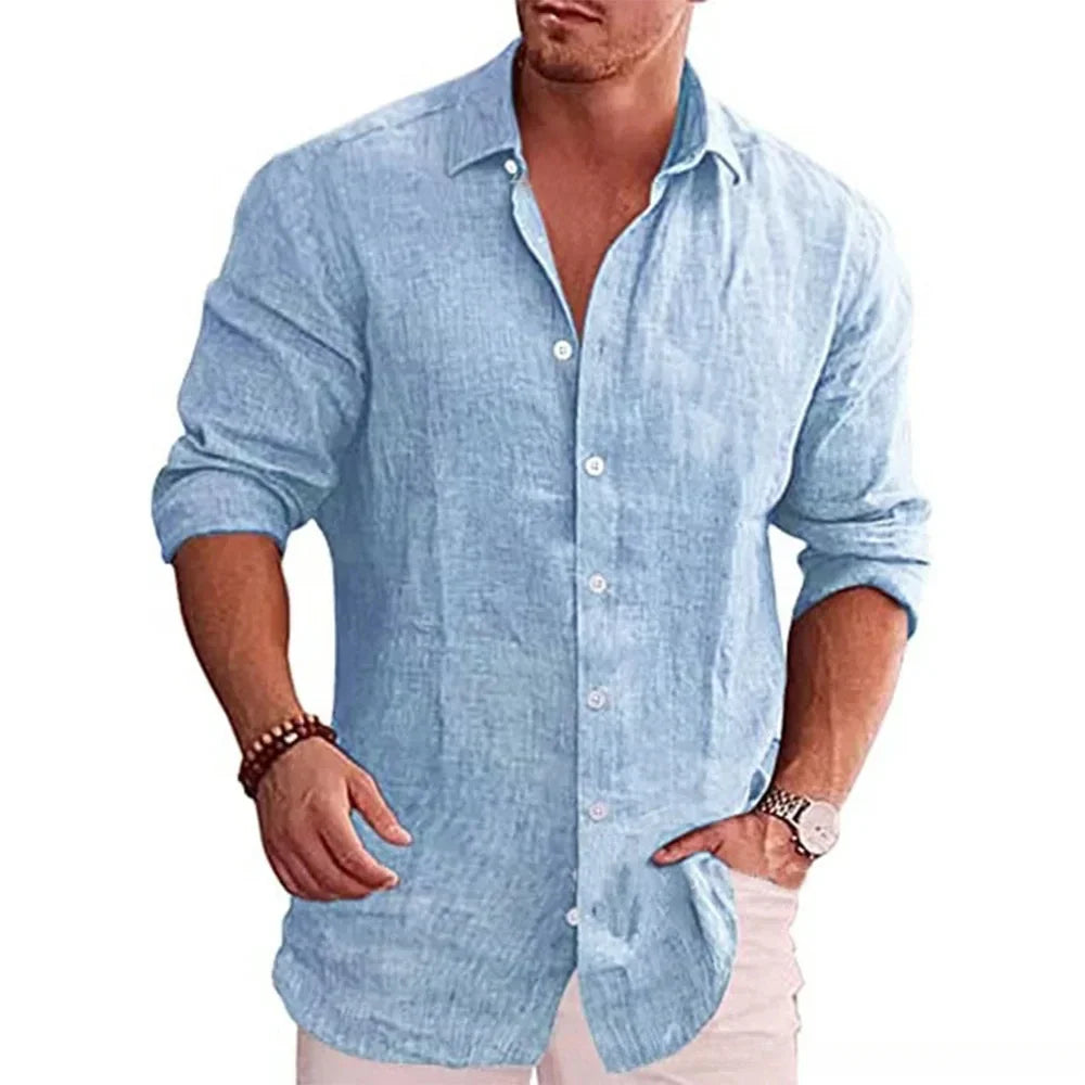 ESPARANO® Summer Linen Shirt