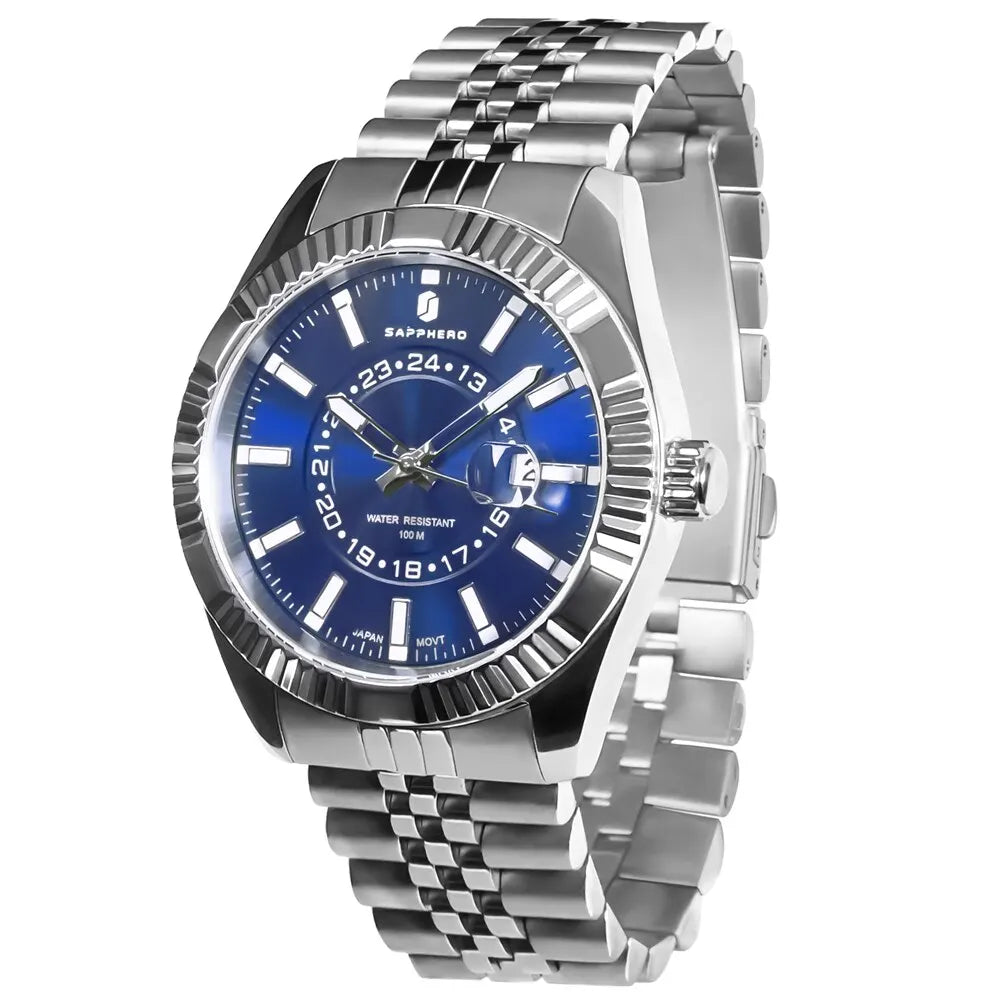JACQUES LORET® Minimalist Quartz Dress Watch