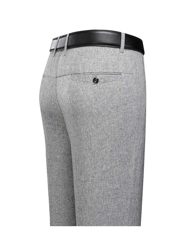 CARLYTON® Men's Business Casual Dress Pants - Summer & Autumn Straight Fit