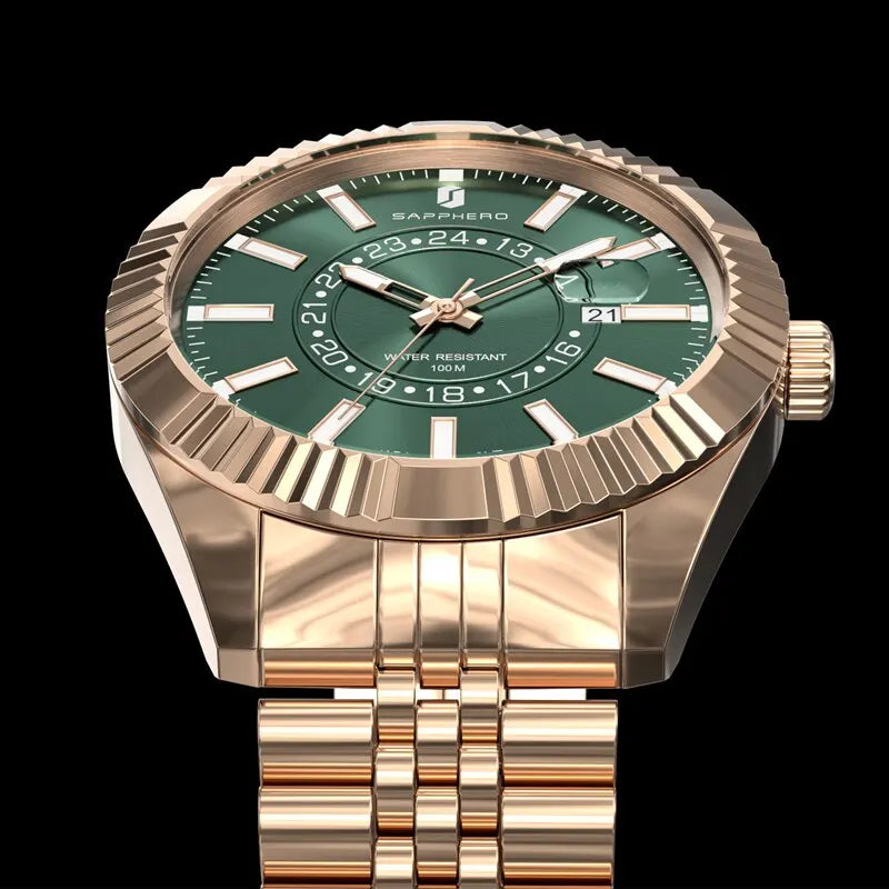 JACQUES LORET® Minimalist Quartz Dress Watch