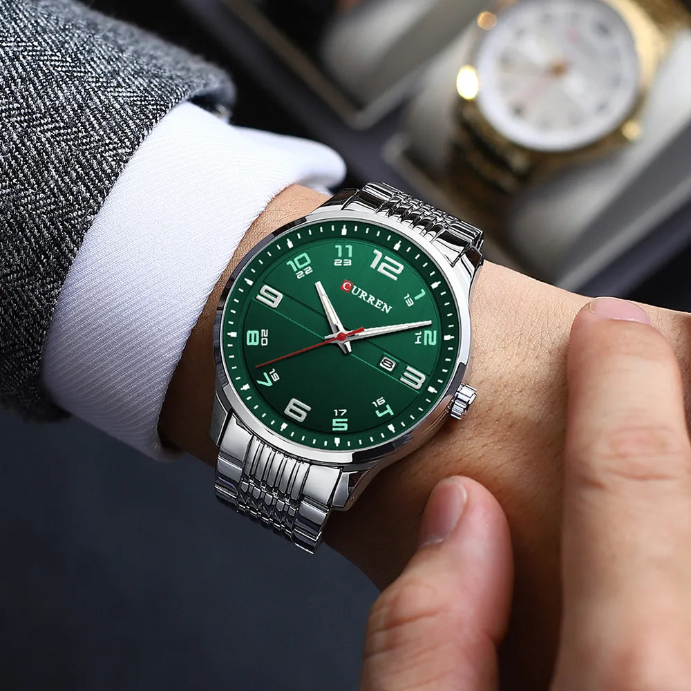 ALEX® Silver Sports Watch