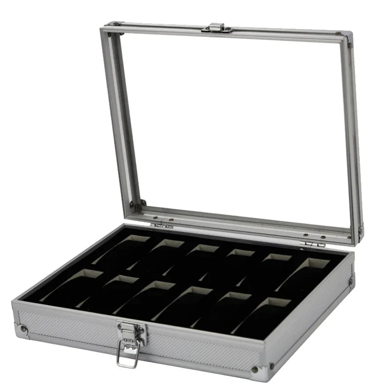 PREMMIO® Luxury Aluminum Alloy Watch Storage Box