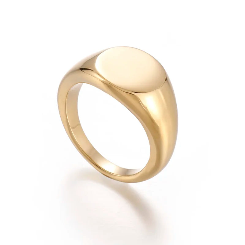 REI® Stainless Steel Signet Ring