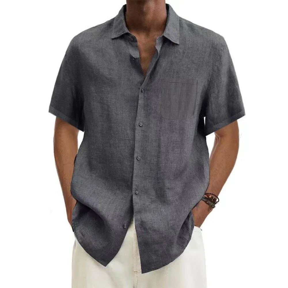 GAETA® Men's Short Sleeve Summer Shirt