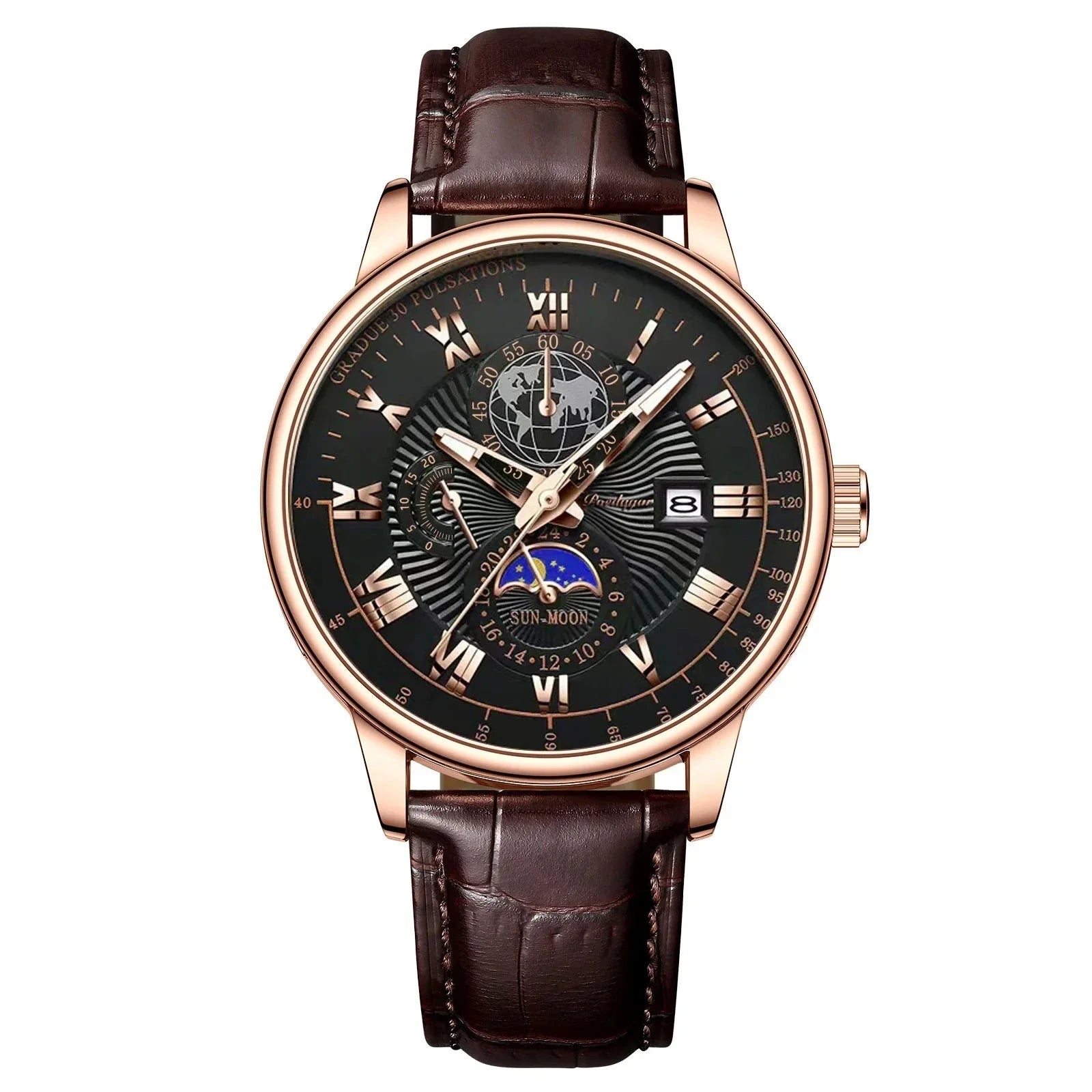 LICATA® Luxury Leather Watch