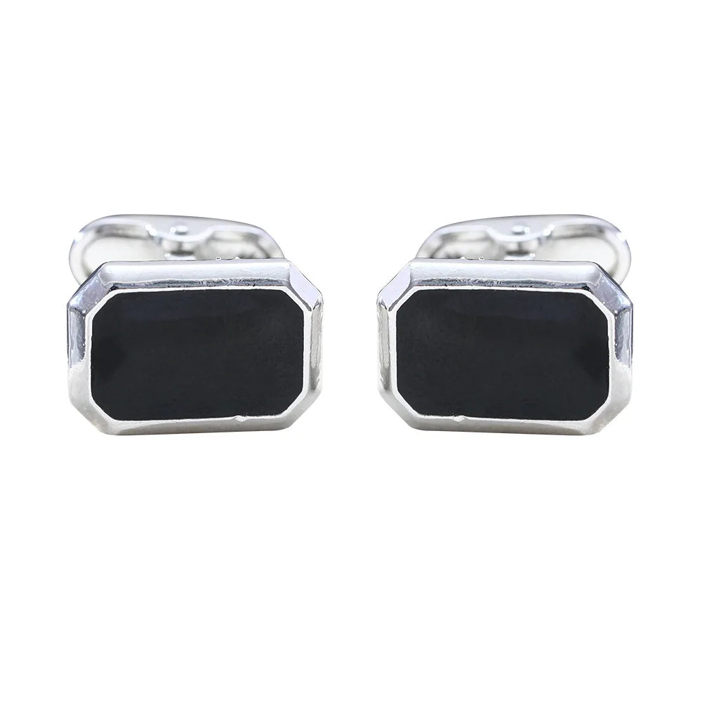 MONTEBELLO® Classic Square Zinc Alloy Cufflinks for Men