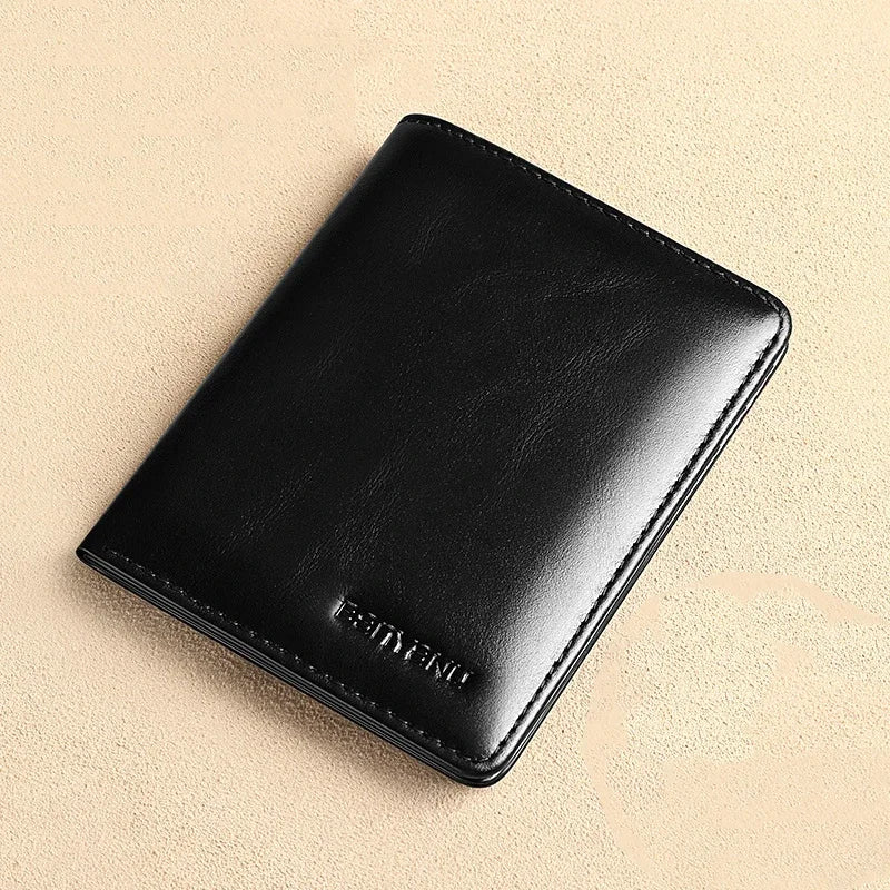 VALEN® RFID Genuine Leather Slim Wallet for Men