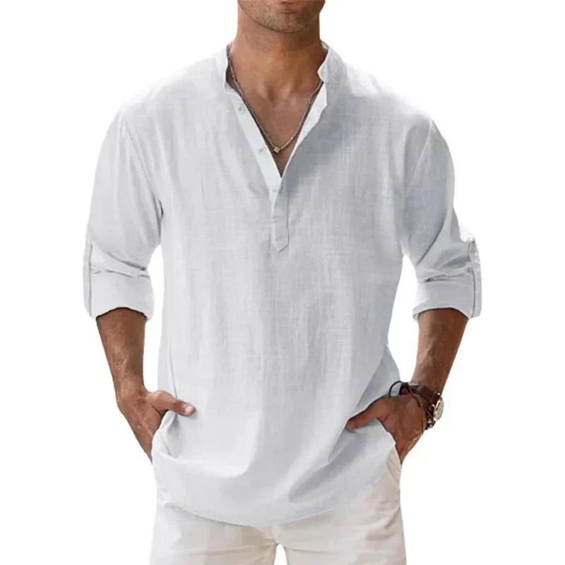 TIRRENO® Cotton Linen Shirts Casual