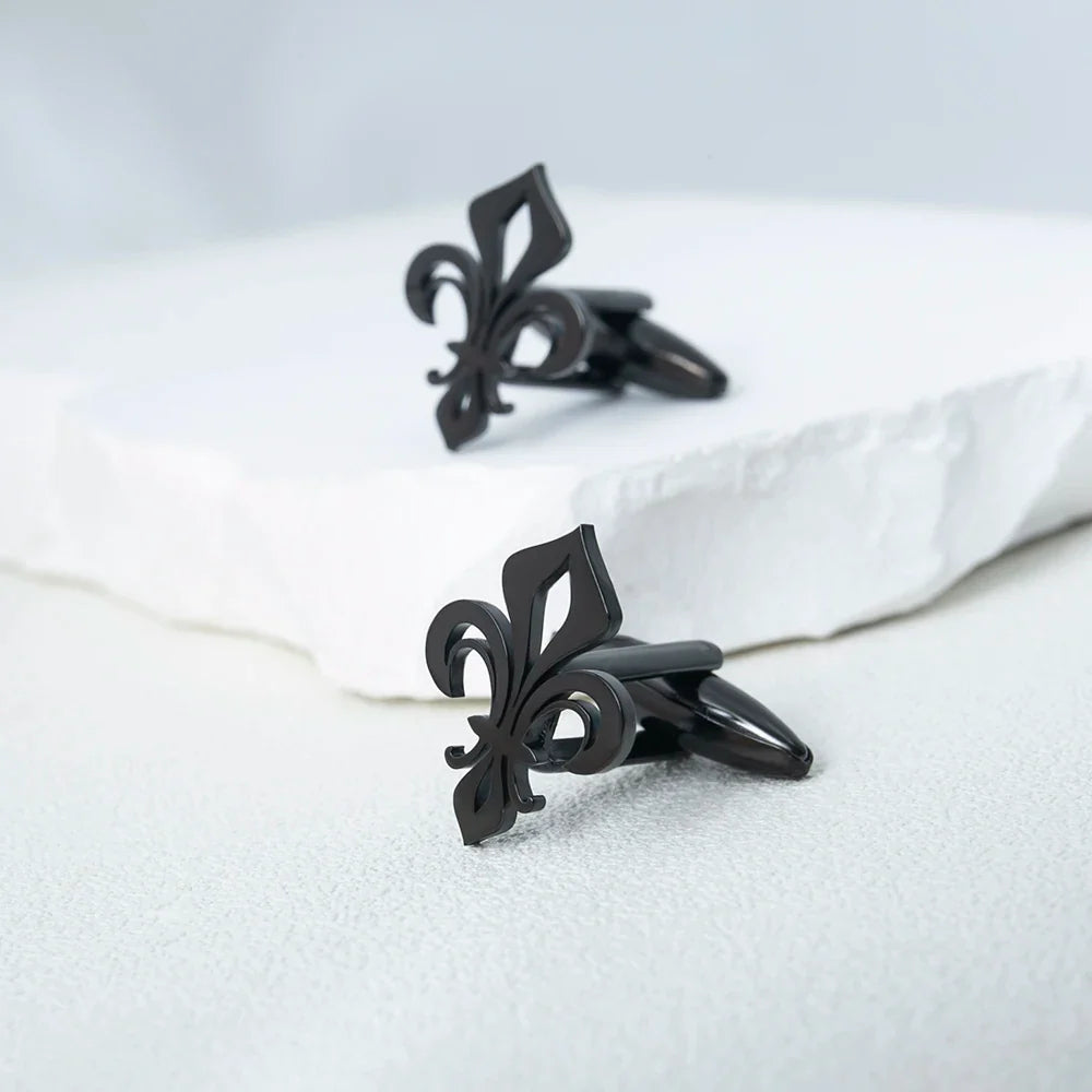 LEONIDAS® Holy Lily Flower Cufflinks