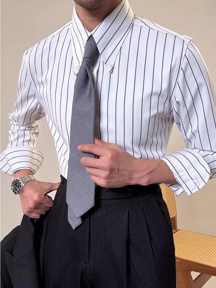 VERONA® Shirt – Vintage Striped Slim Edition