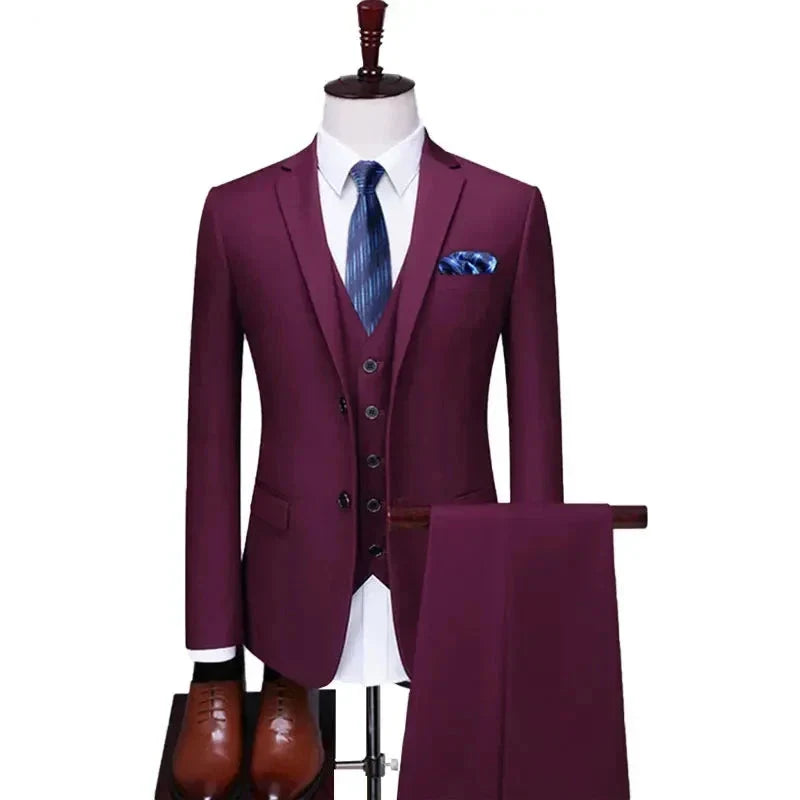 STRAVOS® High-end Formal Suit 3 Pieces