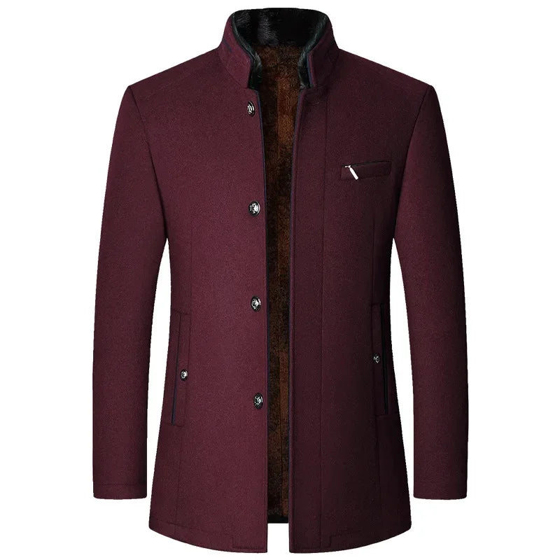 ALBRECHT™ Men's Woolen Blazers and Cashmere Trench Coat