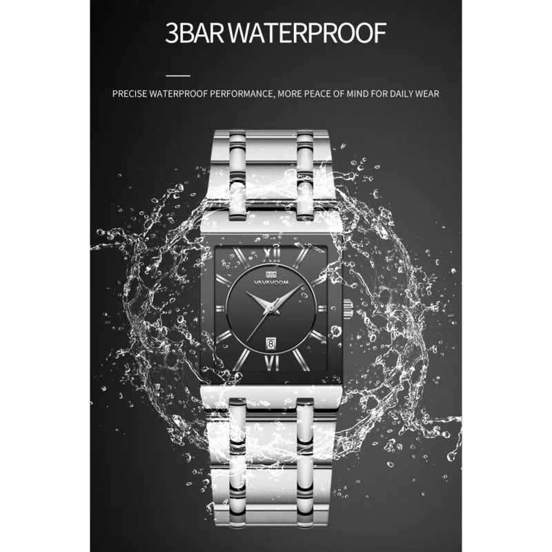 CAMARA® Men Luxury Square Dial