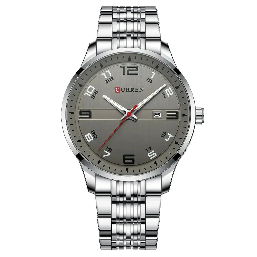 ALEX® Silver Sports Watch