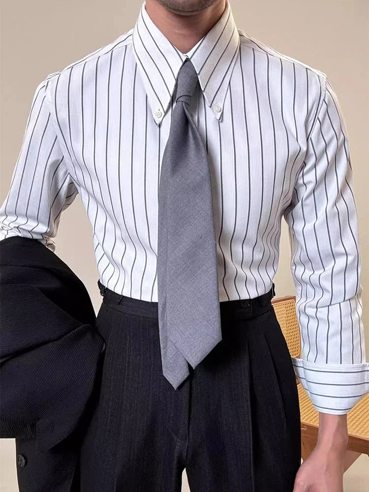 VERONA® Shirt – Vintage Striped Slim Edition