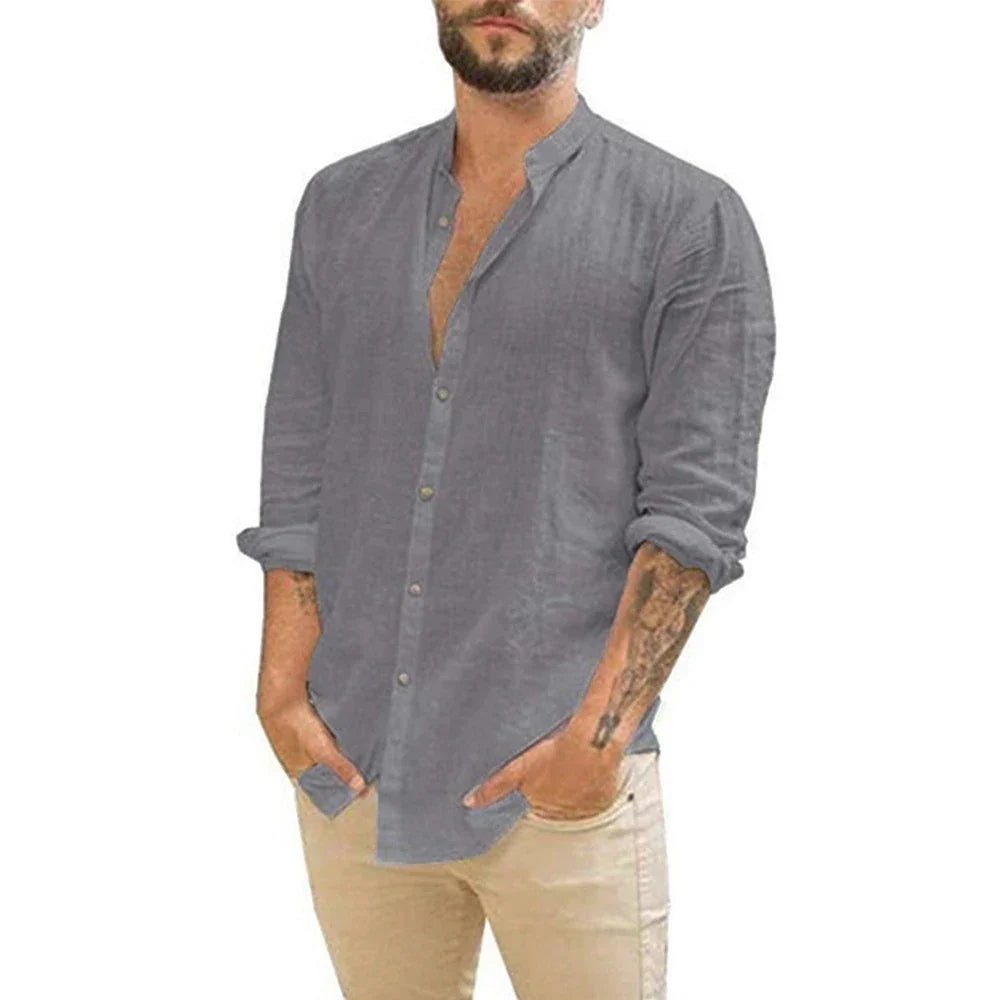 SAN MARINO® Cotton Linen Summer Shirt for Men´s