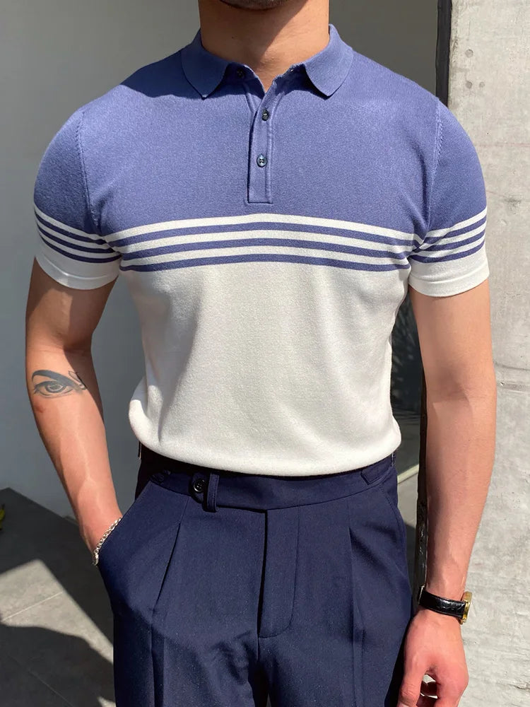 LIVORNO® Casual Men Polo Shirt