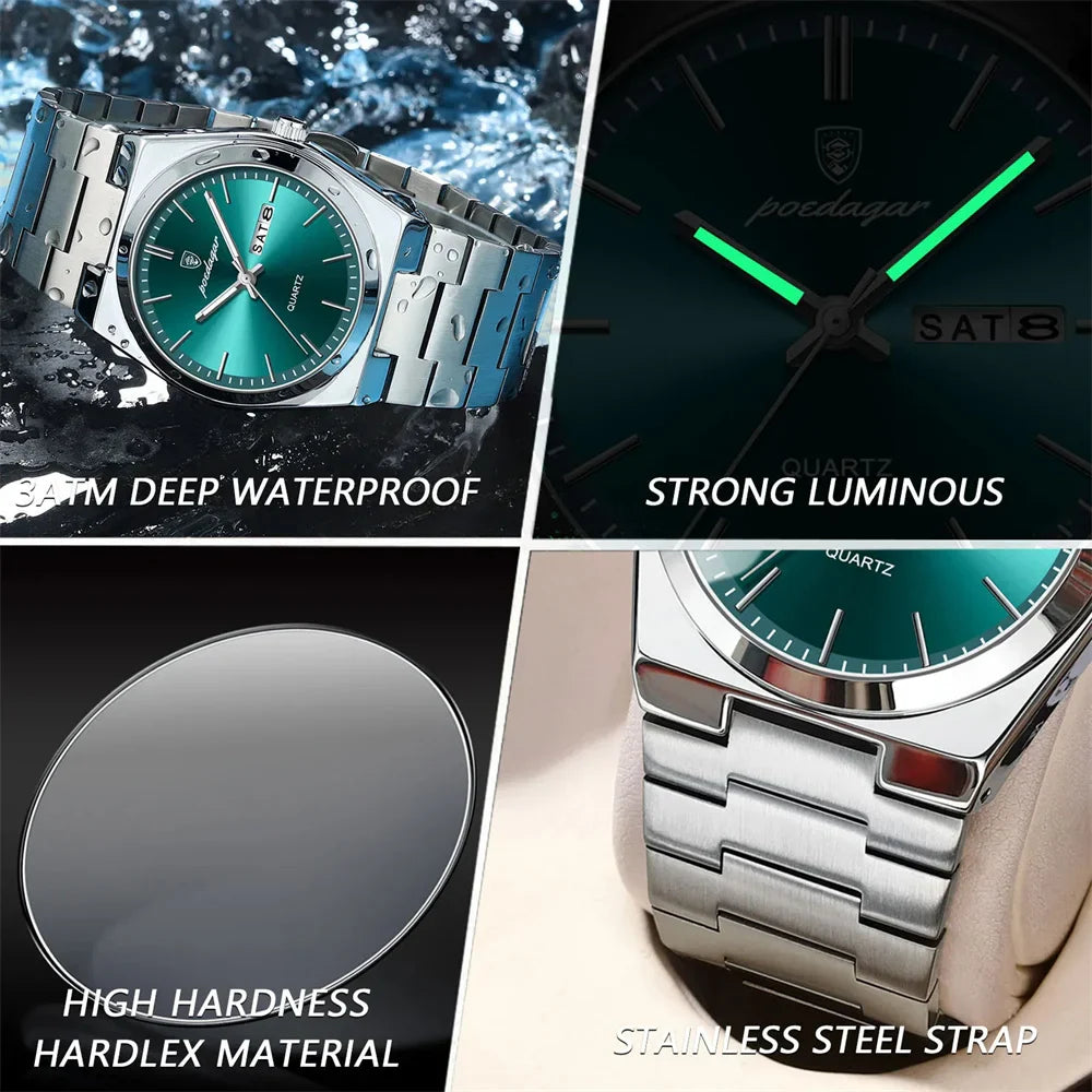 WATTFORD® Elegant Day Date Watch