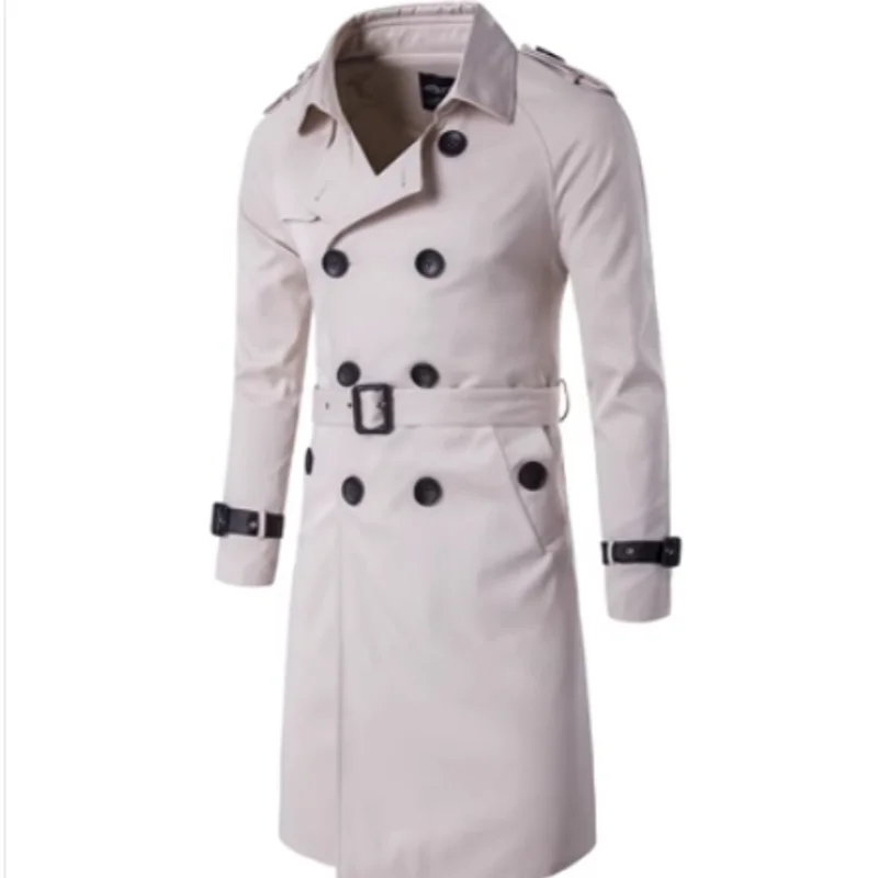 PANNOS®  Long Trench Coat with Belt